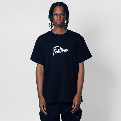 Script Tee - Huckleberry