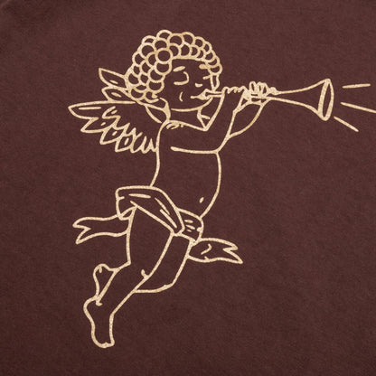 Trumpet L/S Tee - Bitter Chocolate
