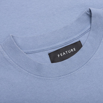 Feature x Wynn Logo Lock Up Tee - Blue Granite