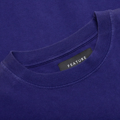 Feature x Wynn Logo Lock Up Tee - Astral Aura Blue