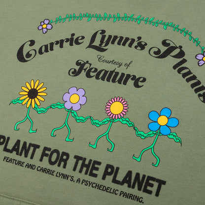 Feature x Carrie Lynn's Plants Plantship Hoodie - Basil