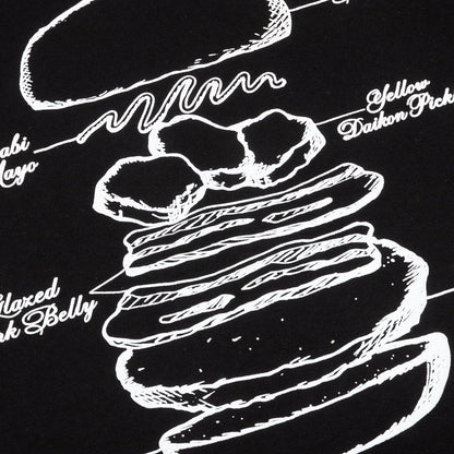 Feature x Fuku Burger "Burger" Tee - Black