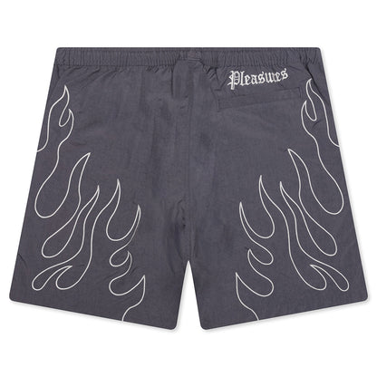 Fiery Running Shorts - Grey