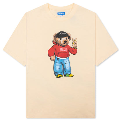 Fit Check Bear T-Shirt - Butter Cream