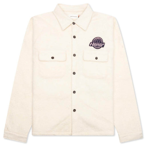 Floral Cover Shirt - Cream