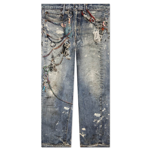 Loose Fit Trousers 1981M Fn-Mn-Trou001020 - Mid Blue