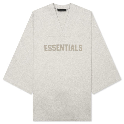 Football Tee - Light Heather Grey