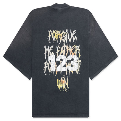 Forgive Me Vintage S/S Tee - Vintage Black