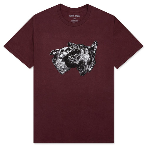 Dogs Tee - Maroon