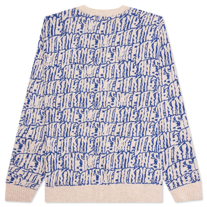 Stretched Stamp Cardigan - Ivory