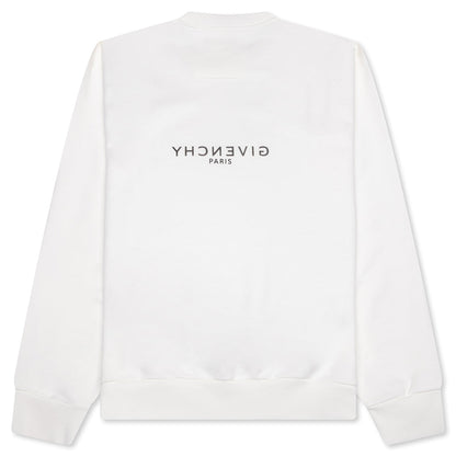 Fleece Reverse Sweatshirt - Off White