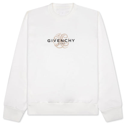 Fleece Reverse Sweatshirt - Off White