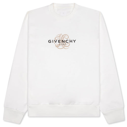 Fleece Reverse Sweatshirt - Off White