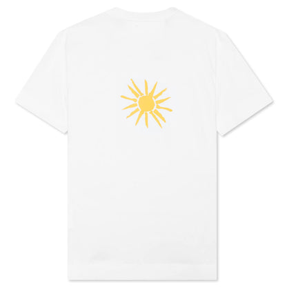 4G Sun Print Tee - White
