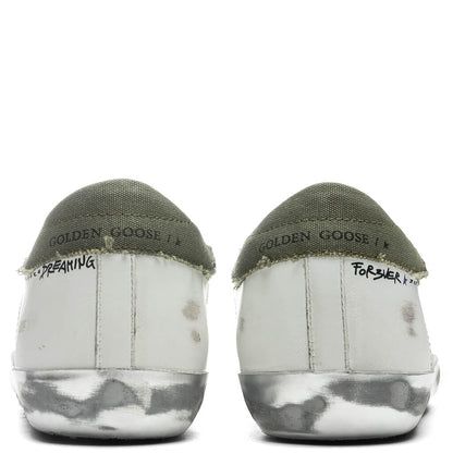 Super-Star Sneakers - White/Military Green