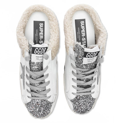 Women's Super-Star Sabot - White/Silver/Dark Grey