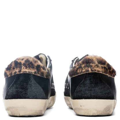Women's Super-Star Sneakers - Black/Gold