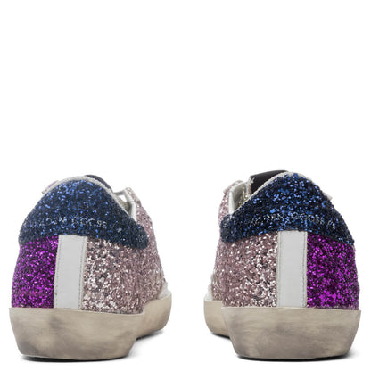 Women's Super-Star Sneakers - Violet Dirty Pink Lavender/White