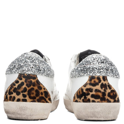 Women's Super-Star Sneakers - White/Fuchsia Fluorescent