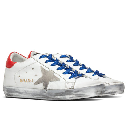 Women's Super-Star Sneakers - White/Ice/Red