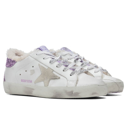 Women's Super-Star Sneakers - White/Lavender