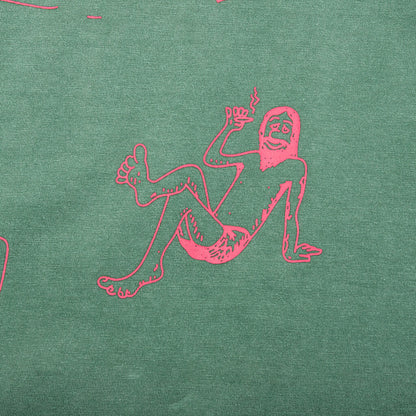 Good Morning Cops Vintage Wash Tee - Washed Green