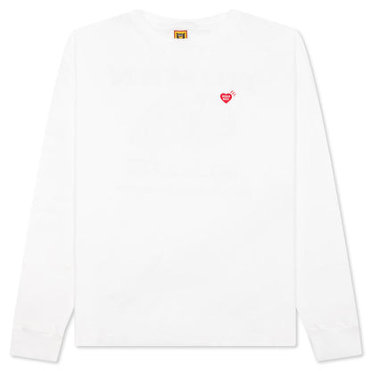 Graphic L/S T-Shirt #1 - White