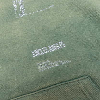 Hard Times Never Last Hoodie - Green