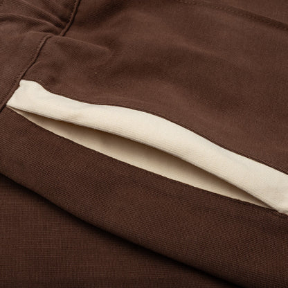 Heavy Cotton Track Pant - Brown