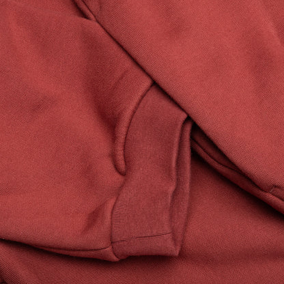 Heavy Fleece Fullzip Hoodie - Crimson