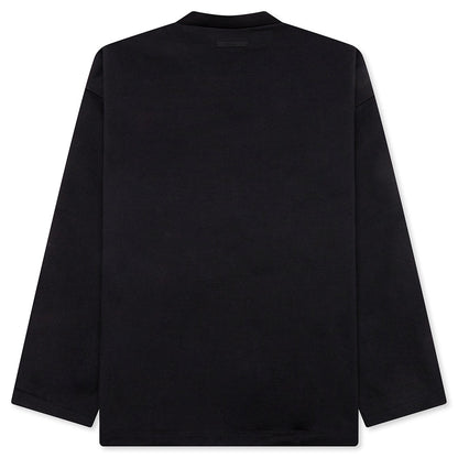 Heavy Fleece Hockey Jersey - Black
