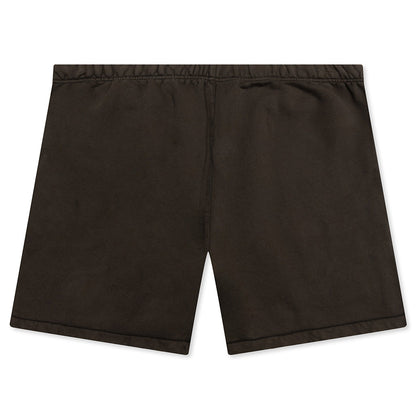 Heavy Fleece Soccer Short - Brown