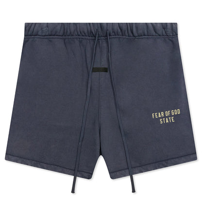 Heavy Fleece Soccer Short - Marine