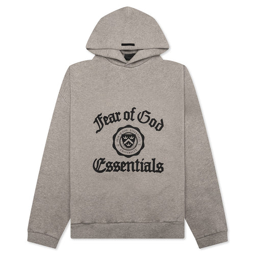 Heavy Fleece Vintage Shrunken Hoodie - Heather Gray