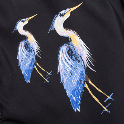 Nylon Printed Swimshorts - Black Herons