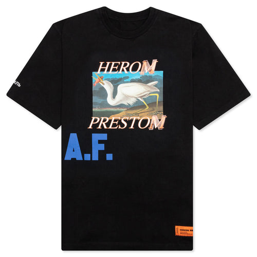 S/S T-Shirt ES OS Heron A.F. - Black/Blue