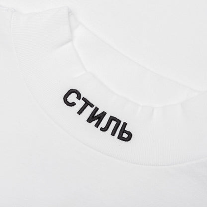 S/S Turtleneck Periodic - White/Red