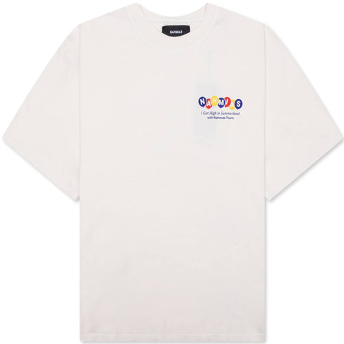 High in Summerland Boxy T-Shirt - Egg White