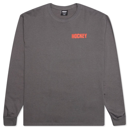 Allens Inferno L/S Tee - Charcoal