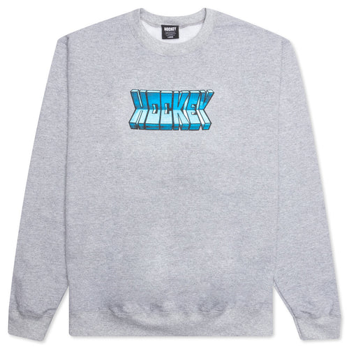 Fold Crewneck - Grey Heather