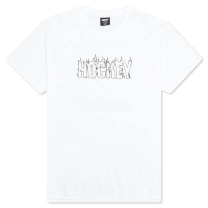 Up In Flames Tee - White