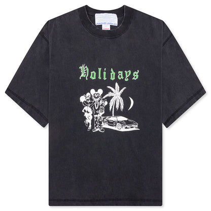 Holidays Reversible Tee - Black