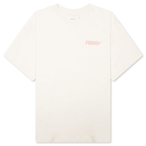 Honor Globe Logo Tee - Cream