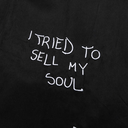 I Tried Button Up Shirt - Black