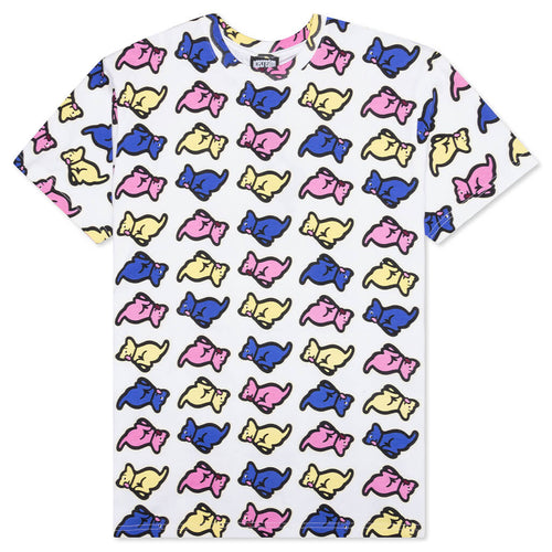 All Dogs S/S Knit - White