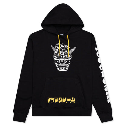 Bow Tie Hoodie - Black