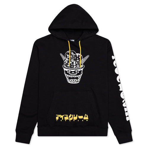 Bow Tie Hoodie - Black