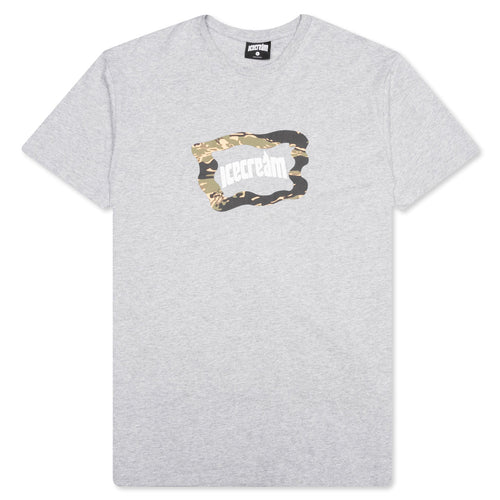 Camo S/S Tee - Heather Grey