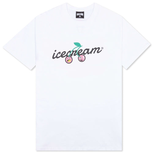 Cherry S/S Tee - White