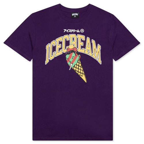 College S/S Tee - Acai